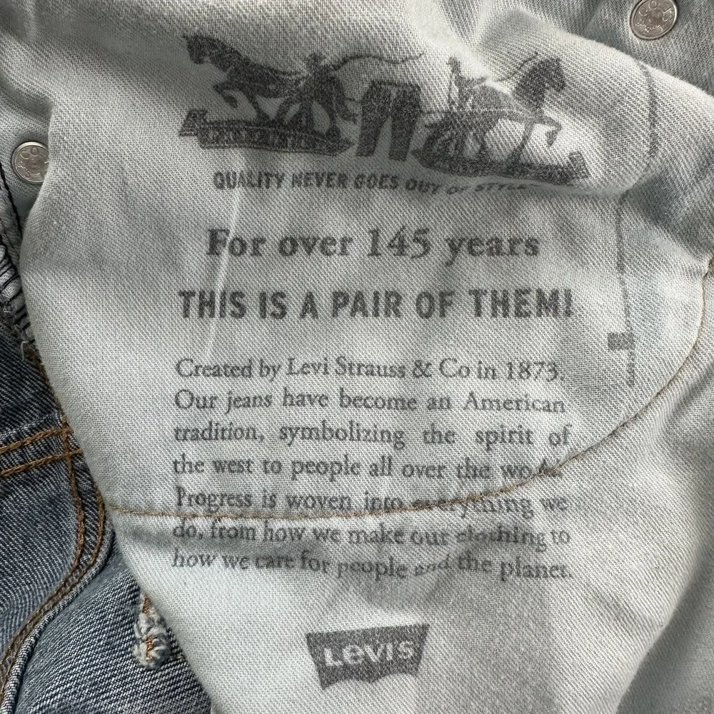 Levi's Mens 40x32 550 Blue Jeans Relaxed Straight Cotton‎ Denim Medium Wash EUC